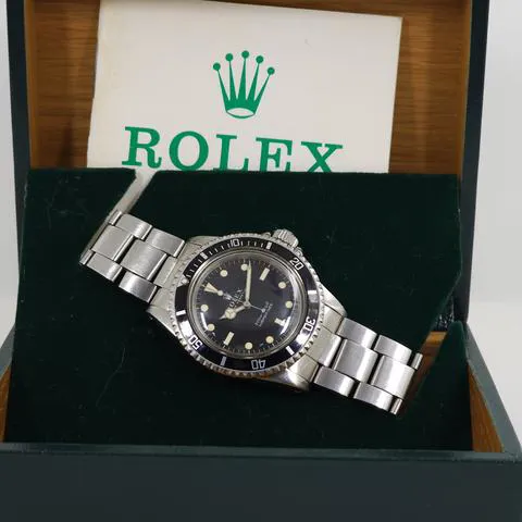 Rolex Submariner (No Date) 5513 40mm Silver Black 1