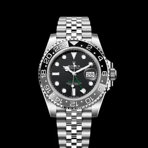 Rolex GMT-Master II 126710GRNR 40mm Stainless steel Black