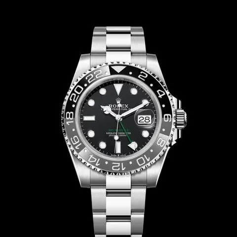 Rolex GMT-Master II 126710GRNR 40mm Stainless steel Black