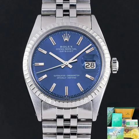 Rolex Datejust 36 1603 36mm Stainless steel Blue