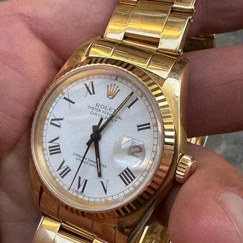 Rolex Datejust 36 16018 Yellow gold 8