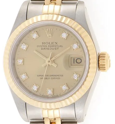 Rolex Datejust 69173G 11.7mm Stainless steel Gold