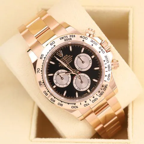 Rolex Daytona 126505 40mm Rose gold Black