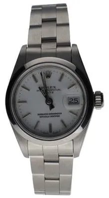 Rolex Oyster Perpetual Lady Date 69160 26mm Stainless steel White