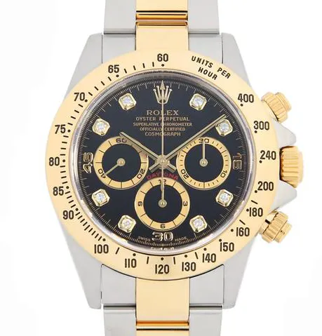 Rolex Daytona 16523G 40mm Yellow gold and Stainless steel Black