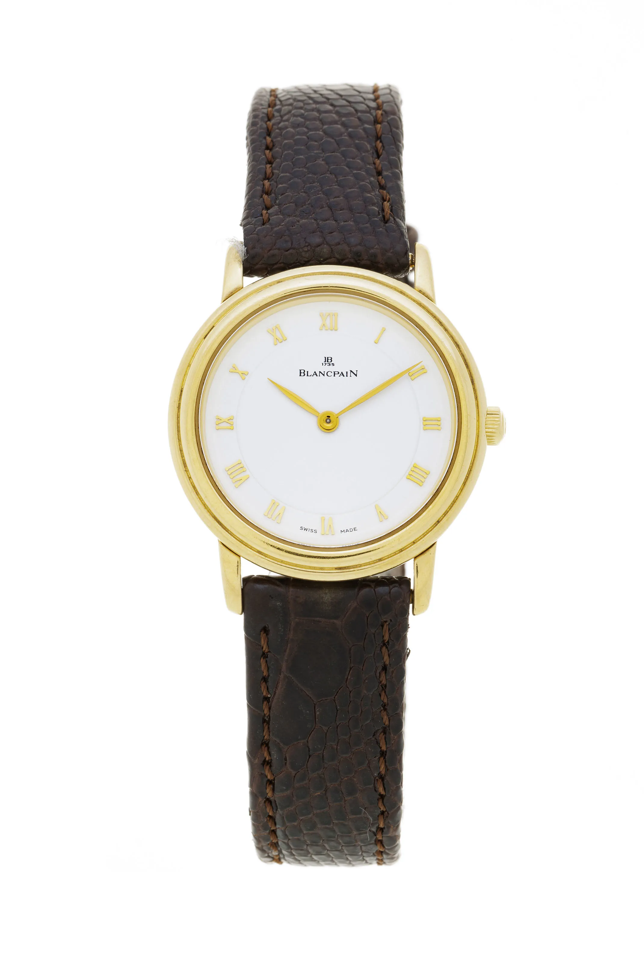 Blancpain 28mm Yellow gold White