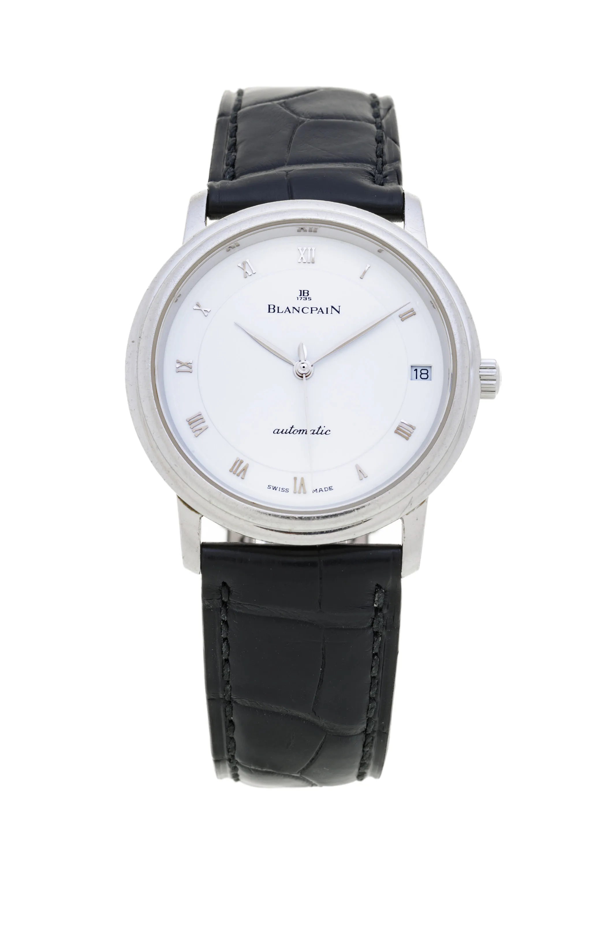 Blancpain 34mm Platinum White