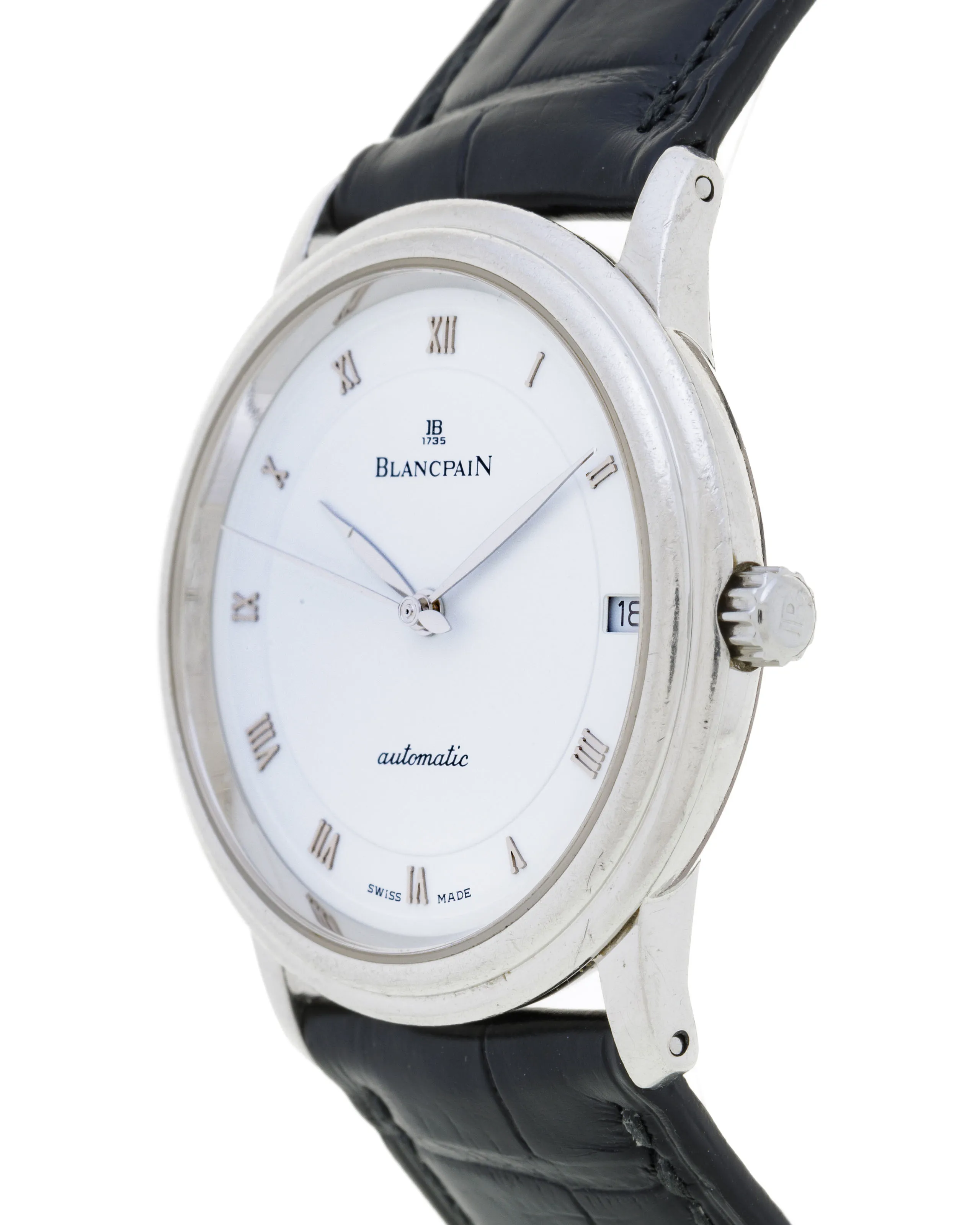 Blancpain 34mm Platinum White 1