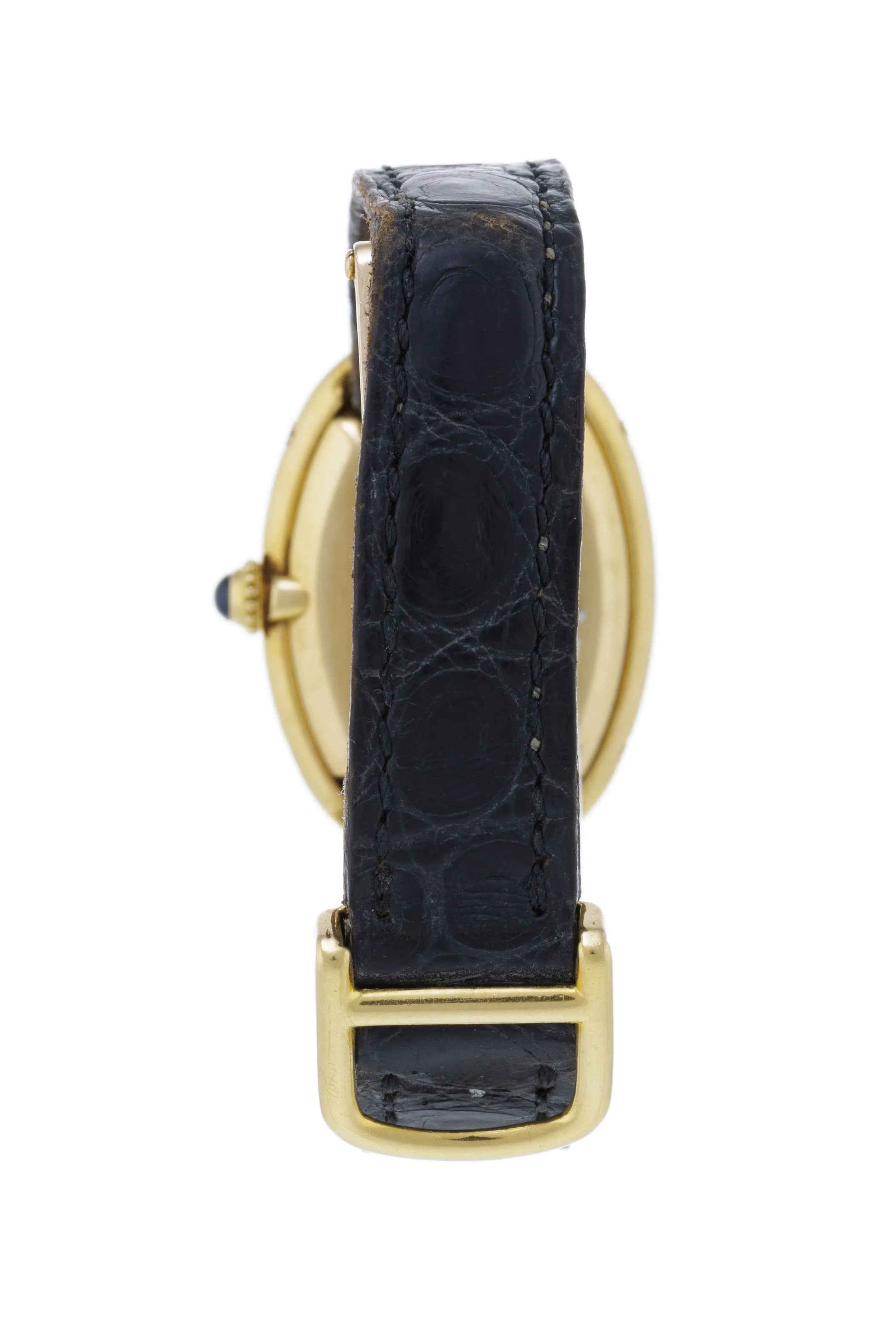 Cartier Baignoire 7809 22mm Yellow gold White 2