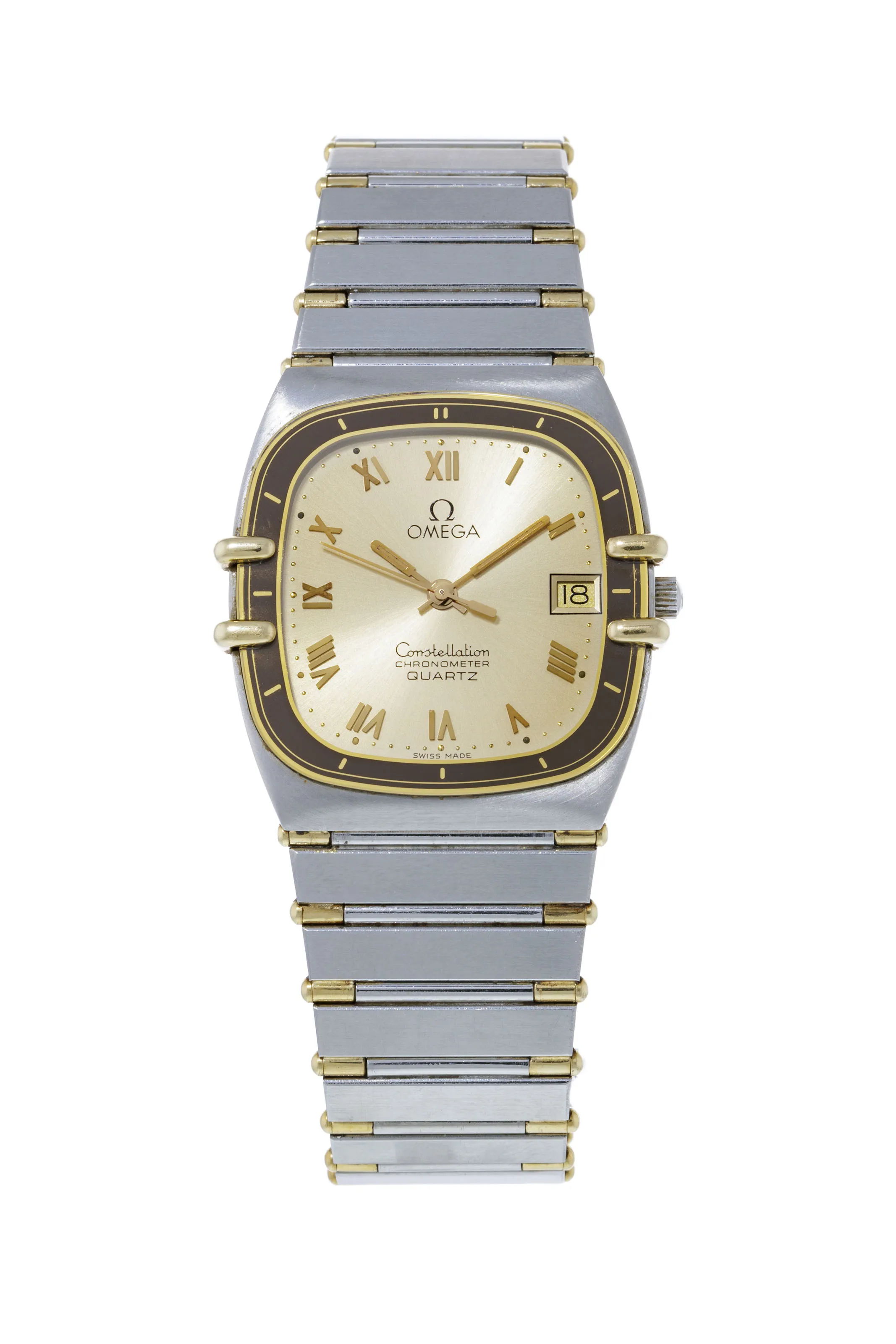 Omega Constellation 1980.141/398.0867 31mm Yellow gold and stainless steel Golden