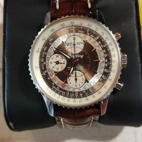 Breitling Montbrillant Datora A2133012/Q577 43mm Stainless steel Brown 3