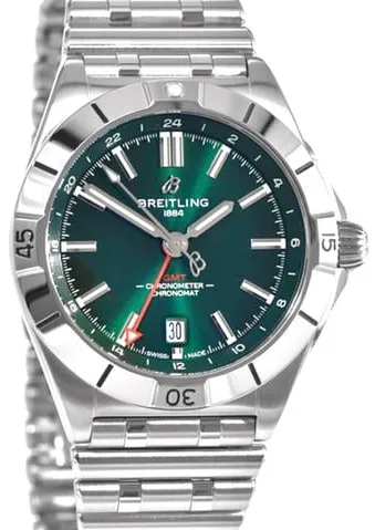 Breitling Chronomat A32398101L1A1 40mm Stainless steel Green