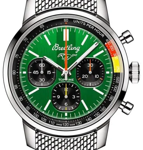 Breitling Top Time AB01762A1L1A1 41mm Stainless steel Green