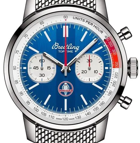 Breitling Top Time AB01763A1C1A1 41mm Stainless steel Blue