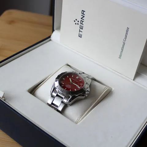 Eterna Super Kontiki 1579.41. 39mm Stainless steel Red 12