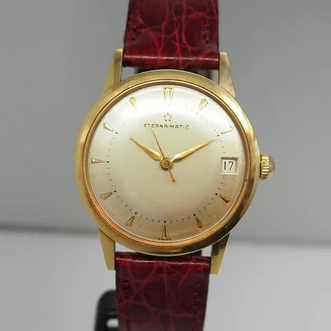 Eterna Eterna-Matic 34.5mm Yellow gold Silver 13