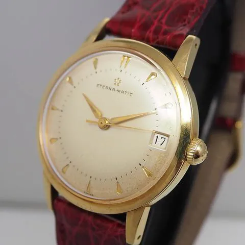 Eterna Eterna-Matic 34.5mm Yellow gold Silver 1