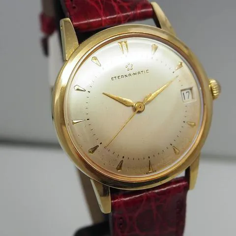 Eterna Eterna-Matic 34.5mm Yellow gold Silver 4