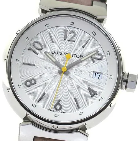 Louis Vuitton Q1313 34mm Stainless steel Silver