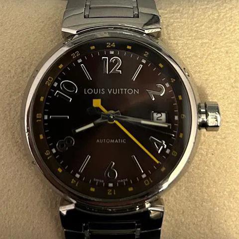 Louis Vuitton Tambour Q11310 39mm Stainless steel Brown