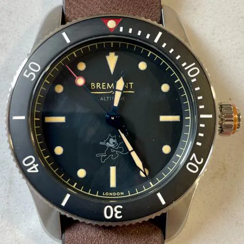 Bremont Supermarine S301/BK 40mm Stainless steel Black