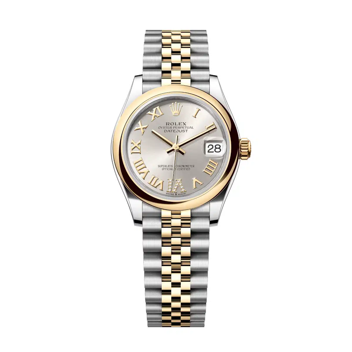 Rolex Datejust 31 278243-0004 31mm Yellow gold and Oystersteel Silver