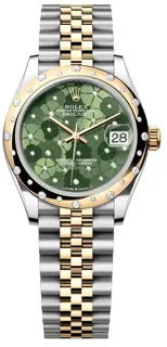 Rolex Datejust 278343RBR-0032 Yellow gold and Stainless steel Green