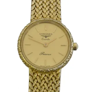 Longines Présence 26.065.7.9 Yellow gold Golden