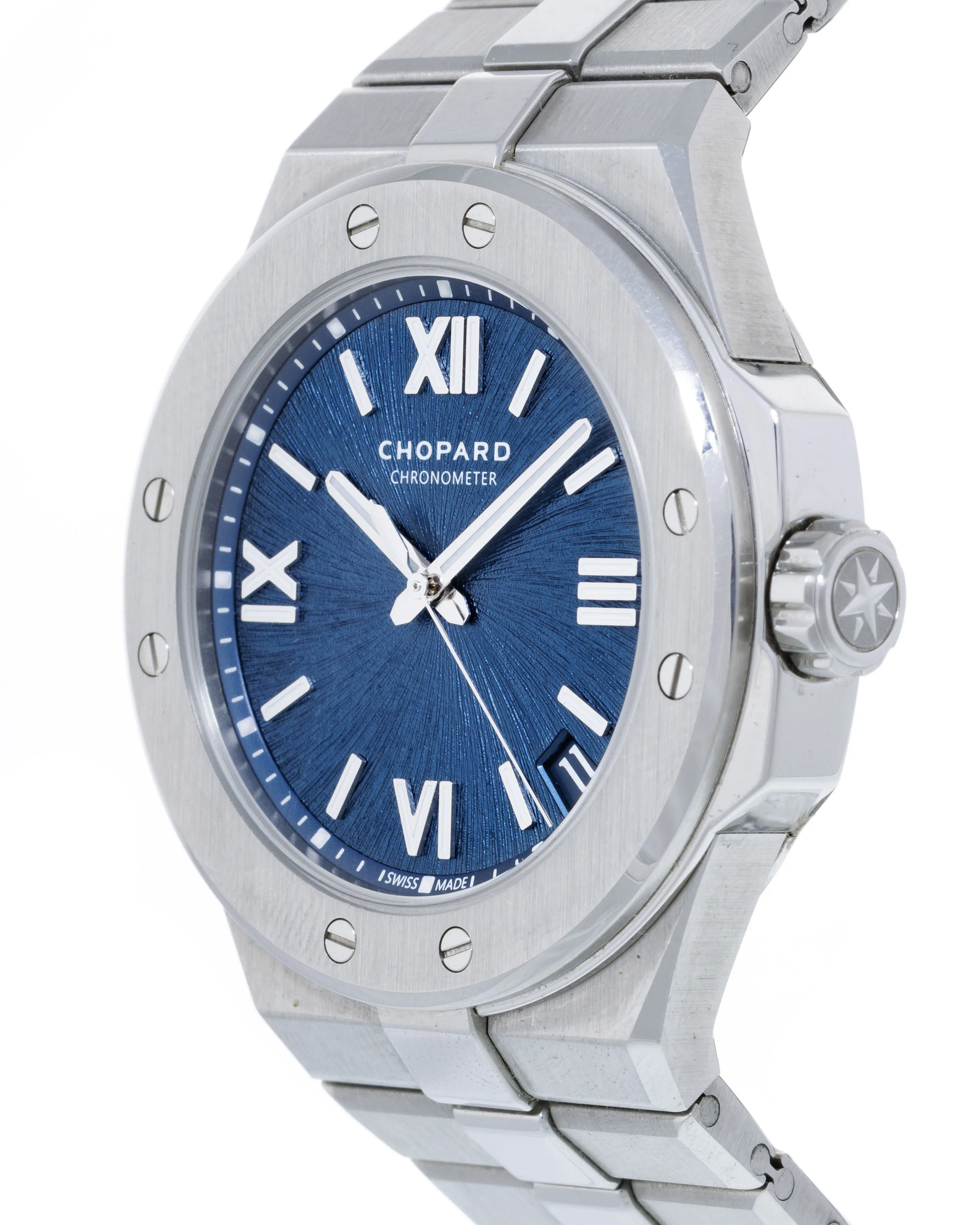 Chopard Alpine Eagle 8500 39mm Stainless steel Blue 1