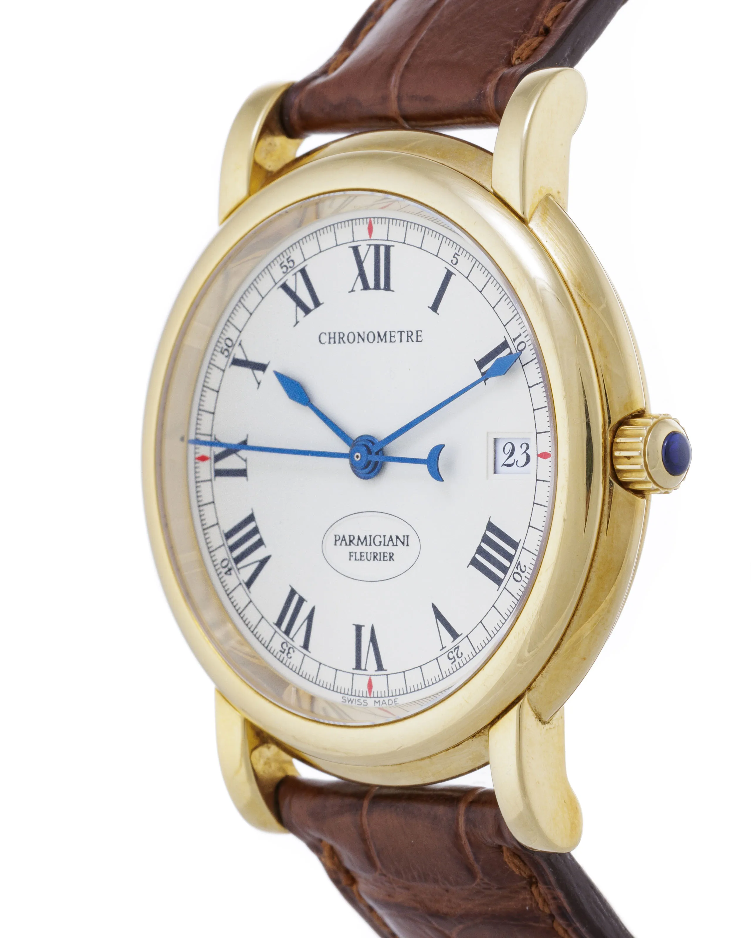 Parmigiani Fleurier 37mm Yellow gold Silver 1