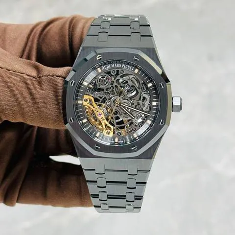 Audemars Piguet Royal Oak 15416CE.OO.1225CE.01 41mm Black ceramic Transparent