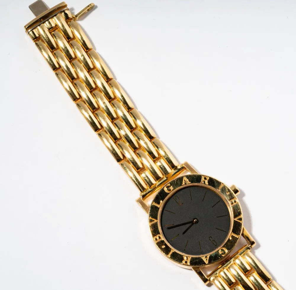 Bulgari Bulgari 22mm Yellow gold Black 5