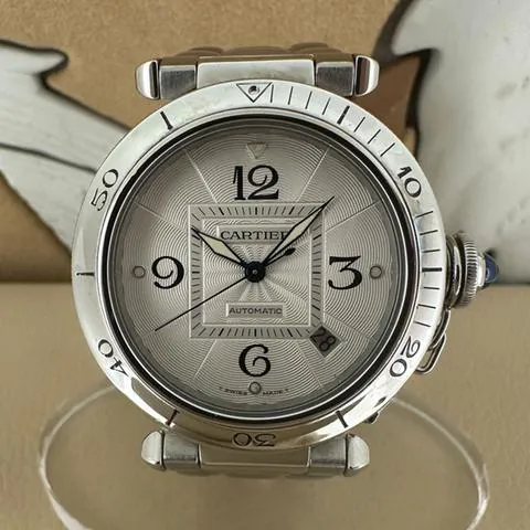 Cartier Pasha 2378 38mm Stainless steel Silver