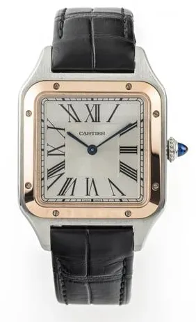 Cartier Santos Dumont W2SA0011 43.5mm Yellow gold and Stainless steel Silver 4