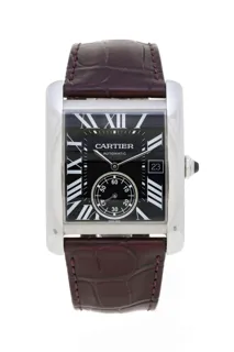 Cartier Tank MC 3589 Stainless steel Black