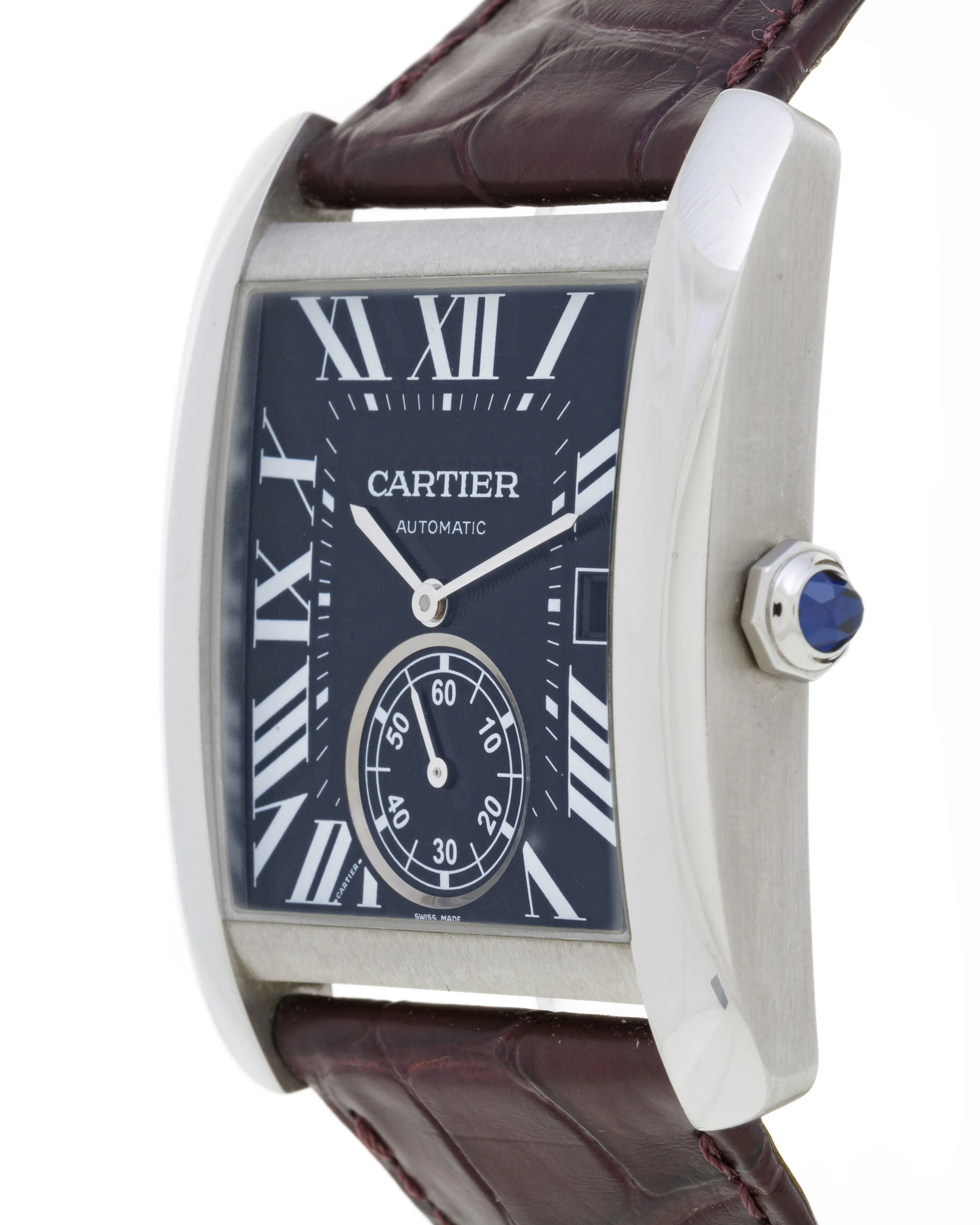 Cartier Tank MC 3589 35mm Stainless steel Black 1