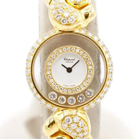 Chopard Happy Diamonds 4097 24.5mm Yellow gold White