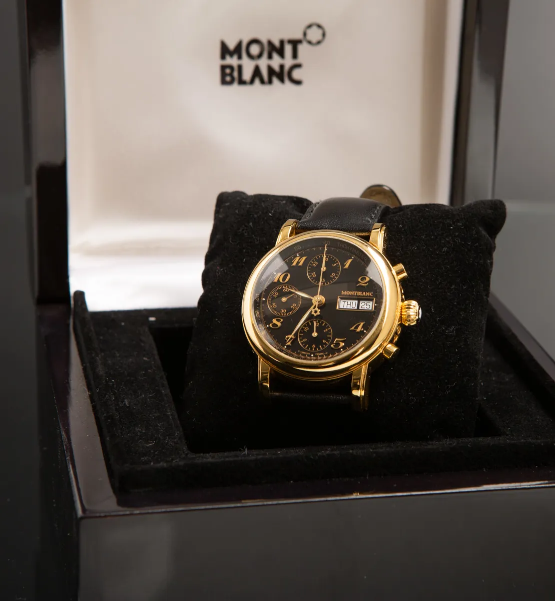 Montblanc Meisterstuck 7016 Stainless steel and Gold-plated Black