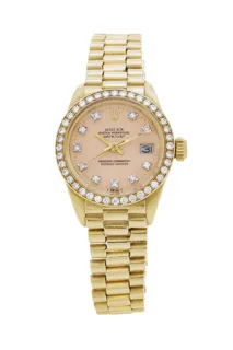 Rolex Datejust 6917/6900 Yellow gold and Diamond Salmon