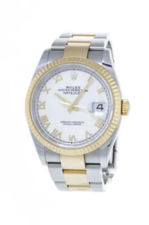 Rolex Datejust 36 126233 Yellow gold and Stainless steel White