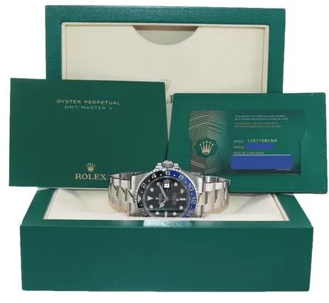 Rolex GMT-Master II 126710 40mm Blue Ceramic Black 1