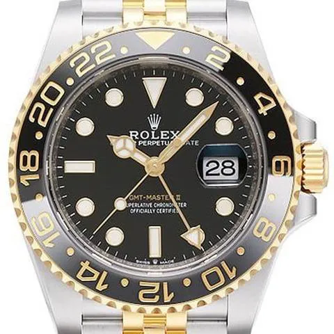 Rolex GMT-Master II 126713GRNR 40mm Yellow gold and Stainless steel Black