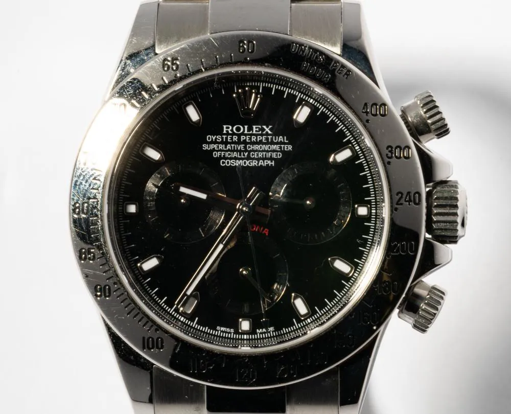 Rolex Daytona 116520 40mm Stainless steel Black 7