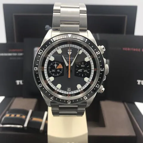 Tudor Heritage Chrono 70330N 42mm Stainless steel Gray