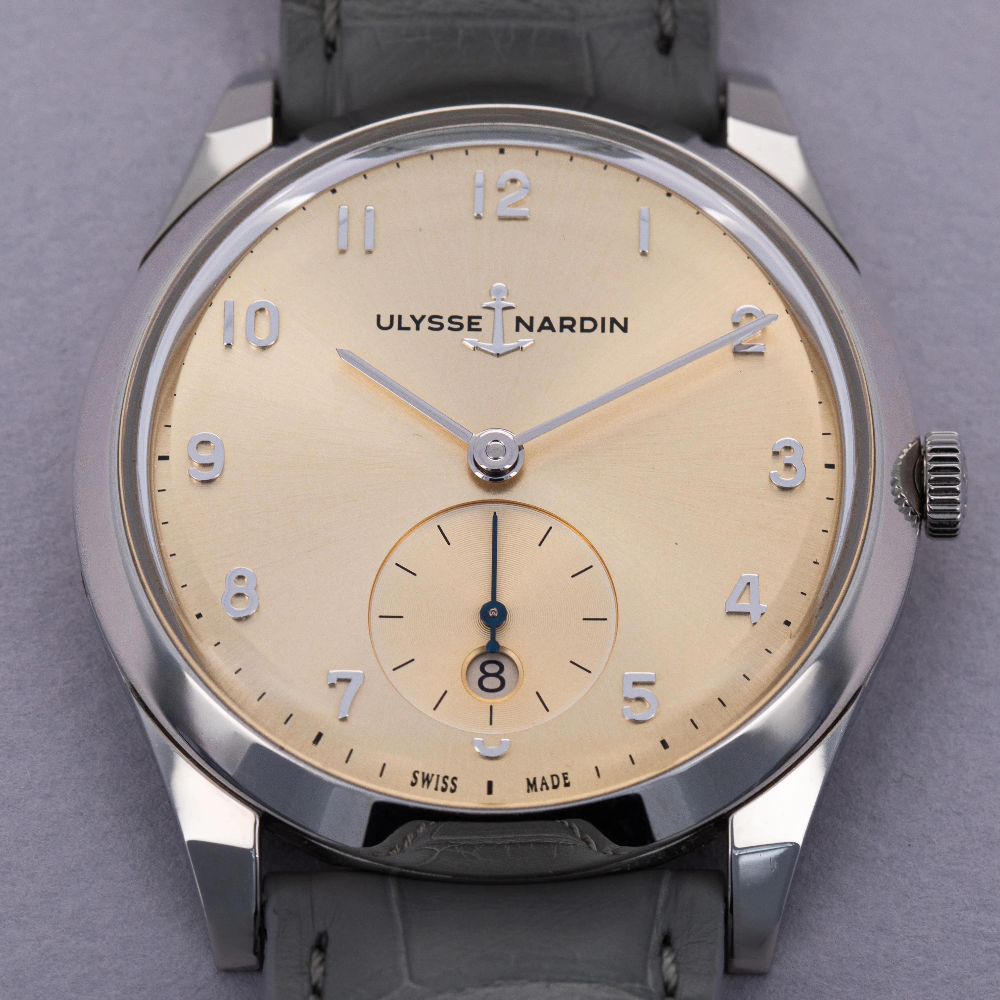 Ulysse Nardin Classico Hayashi 3203-900LE-4A-HAY/1A 39mm Stainless steel Gray 11