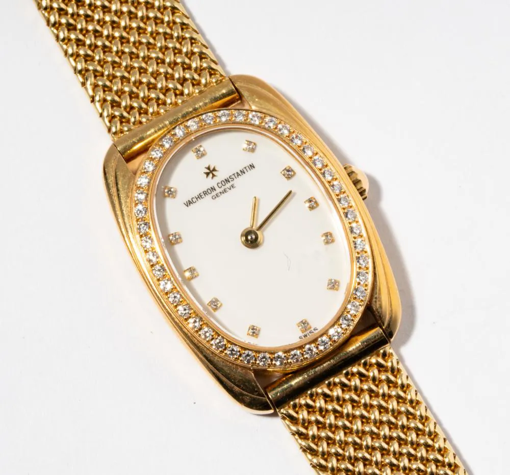 Vacheron Constantin 16mm Yellow gold and Diamond White