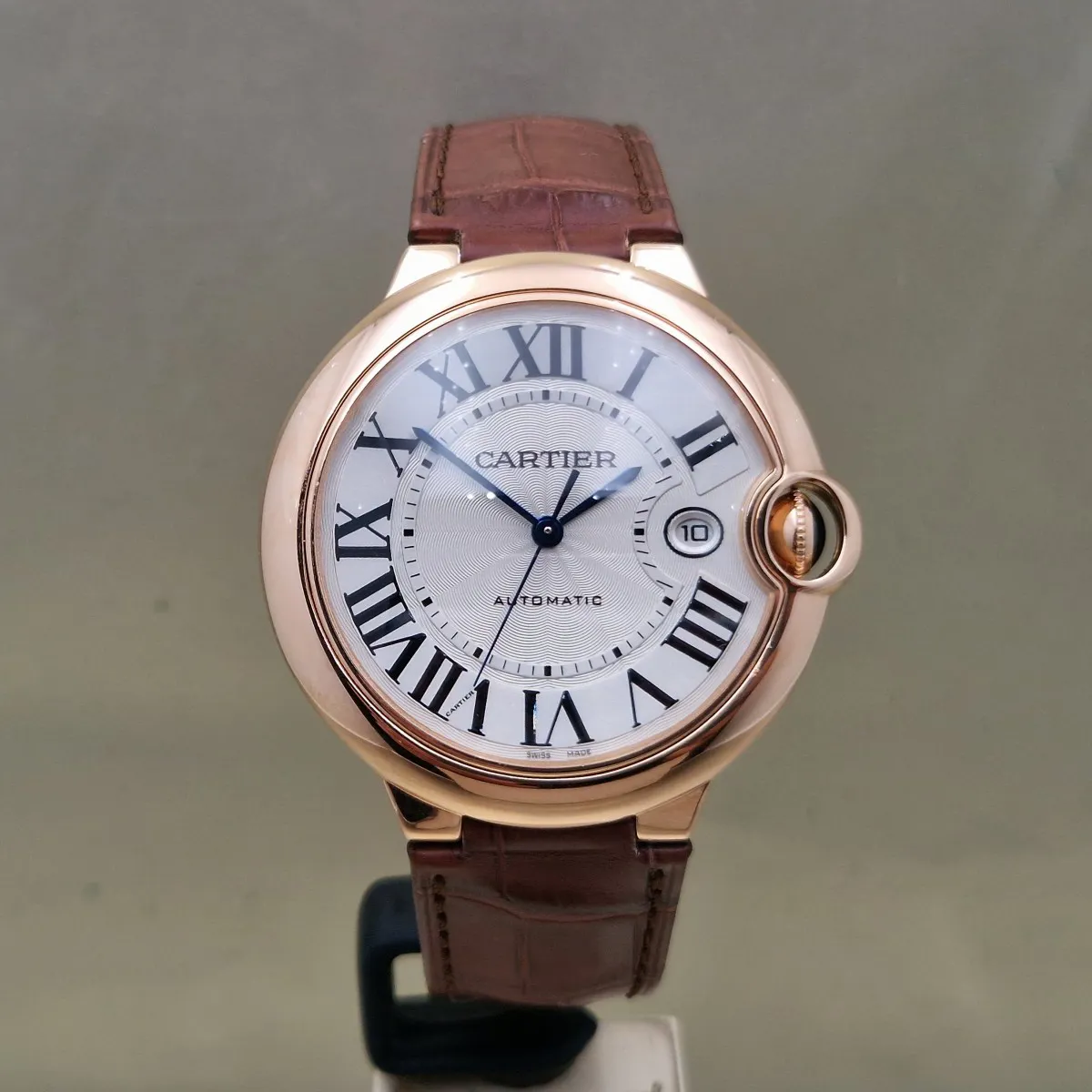 Cartier Ballon Bleu 2999 42mm ORO ROSA Silver