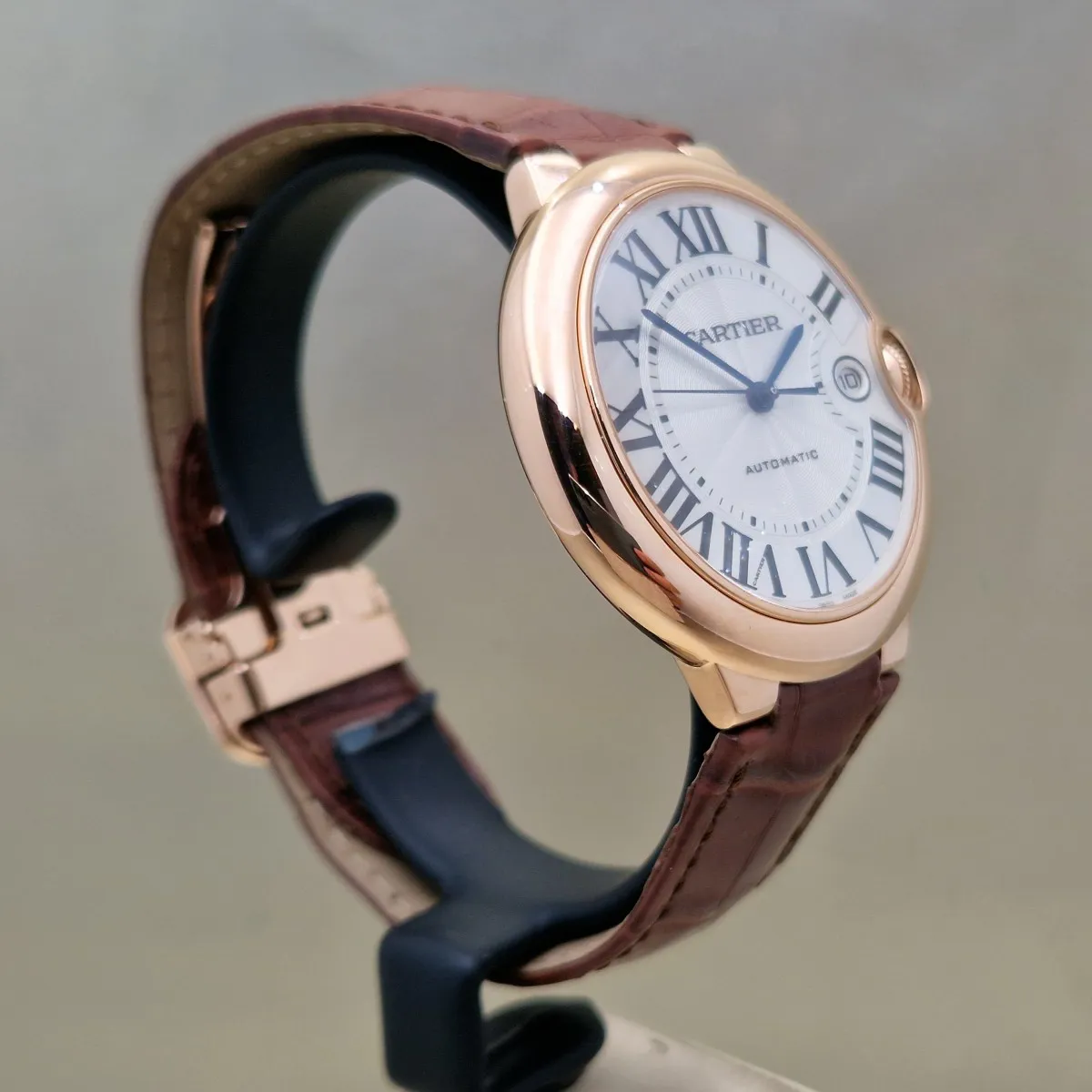 Cartier Ballon Bleu 2999 42mm ORO ROSA Silver 2