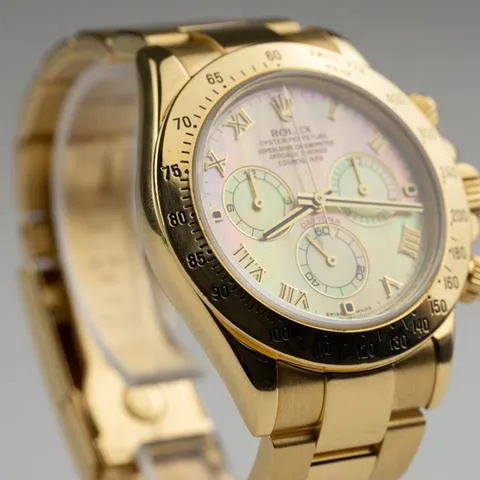 Rolex Daytona 116528 40mm Yellow gold Mother-of-pearl 7