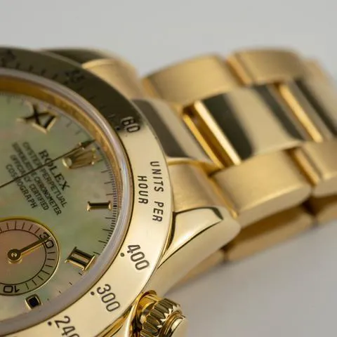 Rolex Daytona 116528 40mm Yellow gold Mother-of-pearl 13